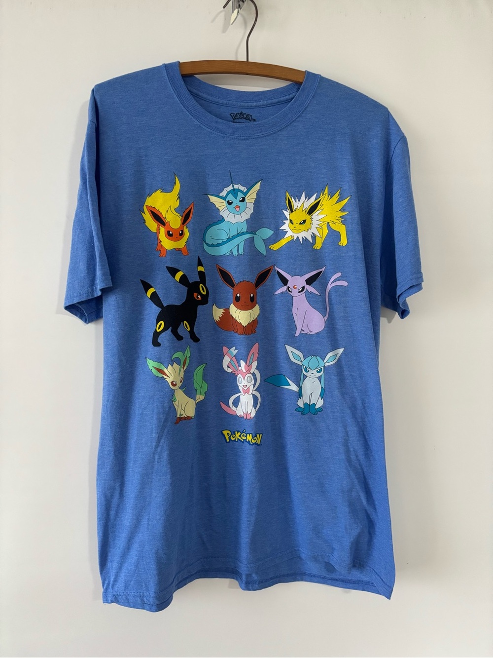 Pokemon Eeveelutions Short Sleeve Tee - Blue